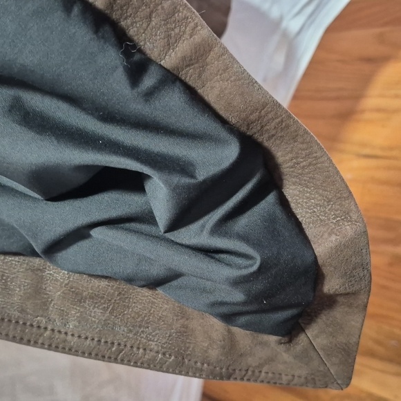 Pelle Cuir Men's Brown Full Length Leather Trench Coat Sz M GORGEOUS!! - Picture 12 of 17